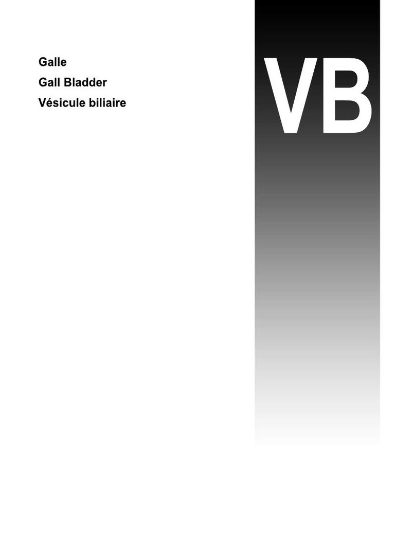 Gall Bladder catalog cover