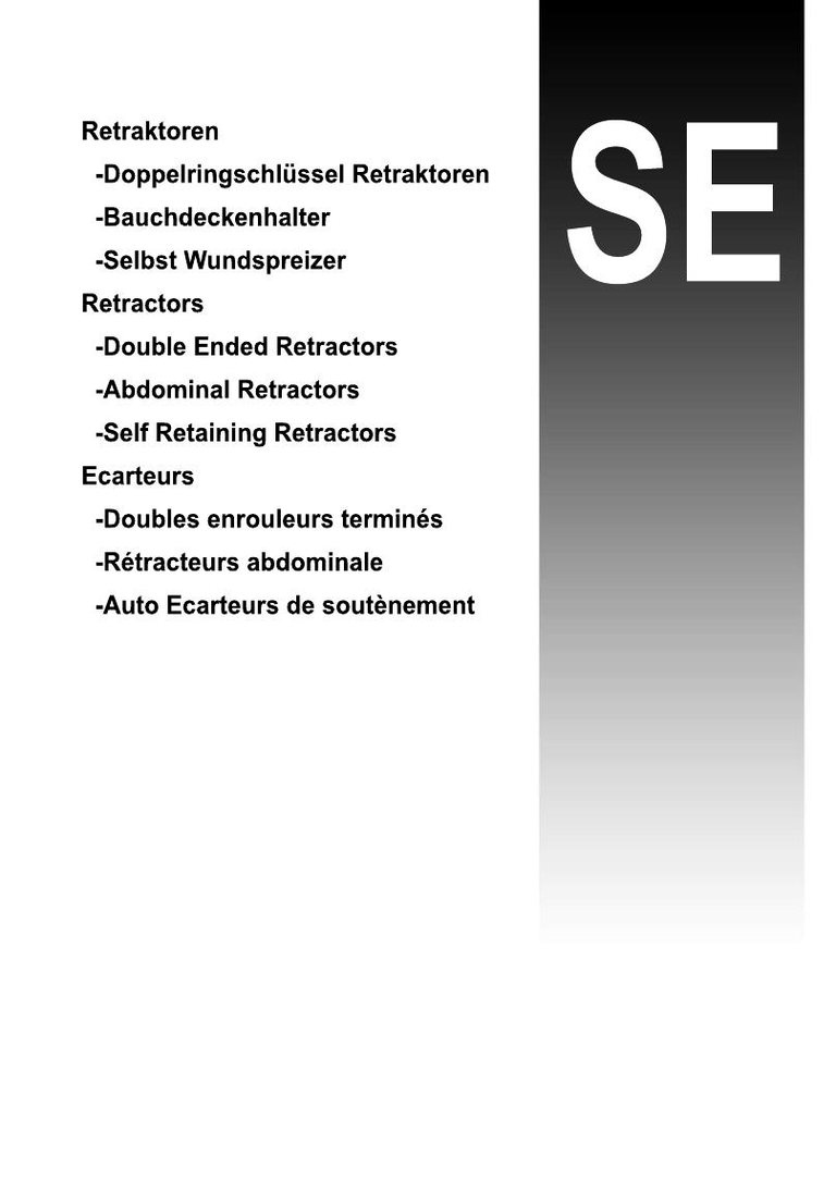 Retractors catalog cover