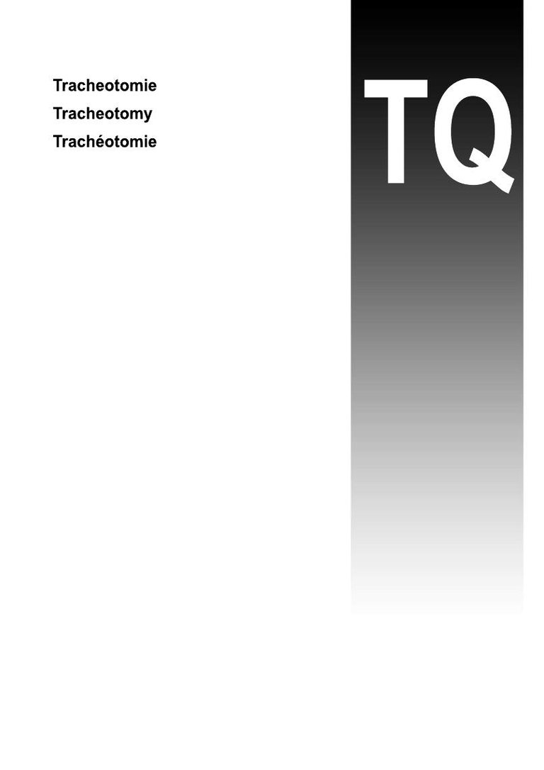 Tracheostomy catalog cover