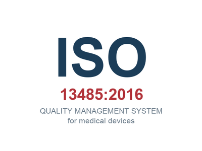 ISO 13485:2016 certified quality management system