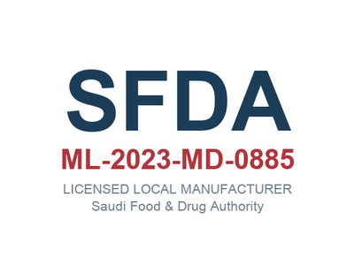 SFDA licensed local manufacturer ML-2023-MD-0885