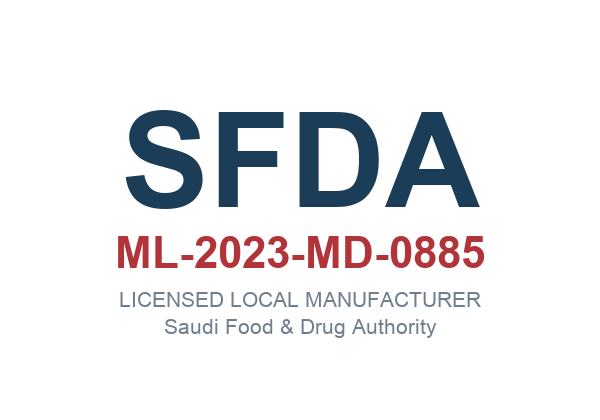 SFDA licensed local manufacturer ML-2023-MD-0885